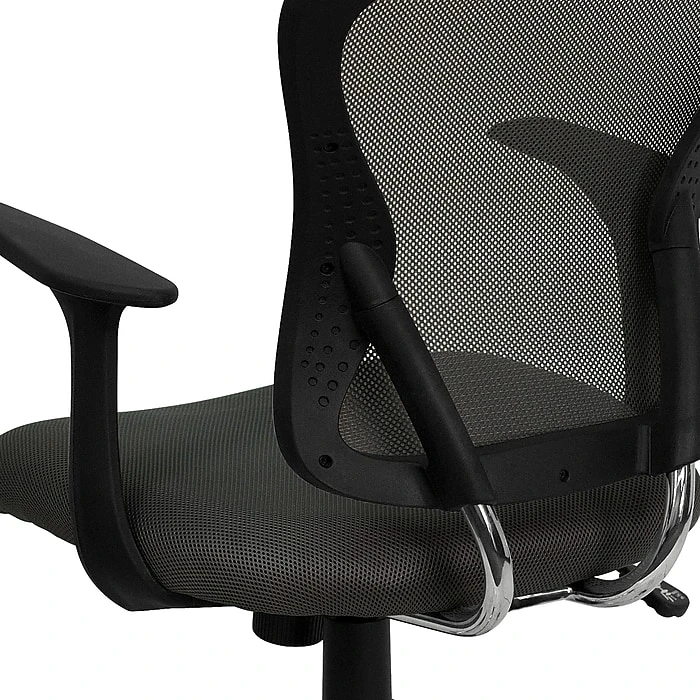 Flash Furniture Mid-Back Office Chair, Dark Gray 10 Flash Furniture Mid-Back Office Chair, Dark Gray - Image 8