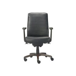 La-Z-Boy Emerson Ergonomic Faux Leather Swivel Executive Chair, Black (CHR10081B)