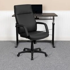 Flash Furniture High Back Leather Executive Office Chairs With Memory Foam Padding (BT90033HBK) -Cheap The Flex Chair Store unnamed file 3044