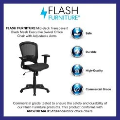 Flash Furniture Mesh Executive Chair, Black (HL-0007T-GG) -Cheap The Flex Chair Store unnamed file 3055