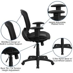 Flash Furniture Mesh Executive Chair, Black (HL-0007T-GG) -Cheap The Flex Chair Store unnamed file 3058