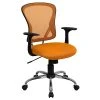 Flash Furniture Mid-Back Office Chair, Orange -Cheap The Flex Chair Store unnamed file 3076