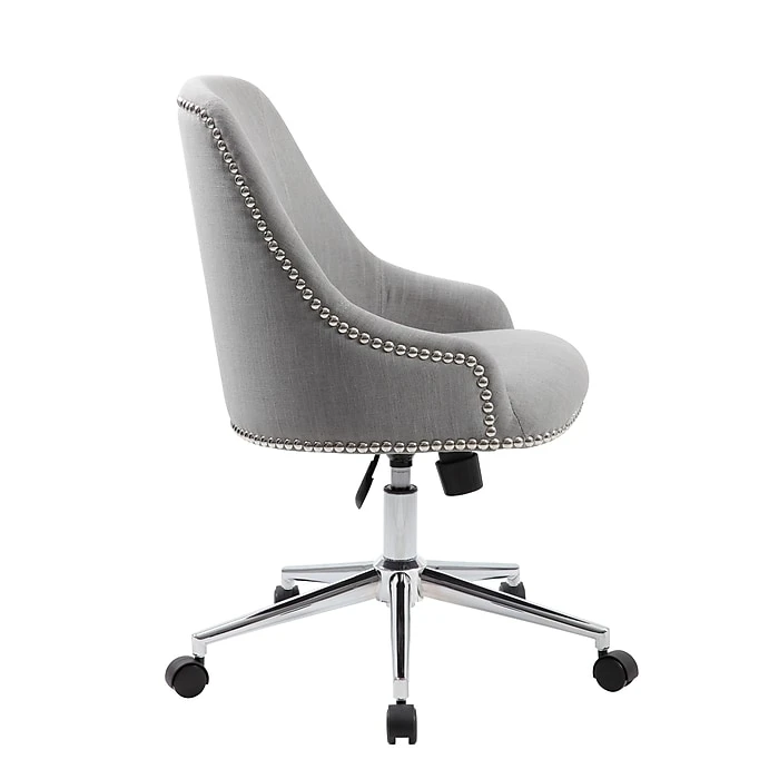 Boss Carnegie Desk Chair - Grey (B516C-GY) 4 Boss Carnegie Desk Chair - Grey (B516C-GY) - Image 2