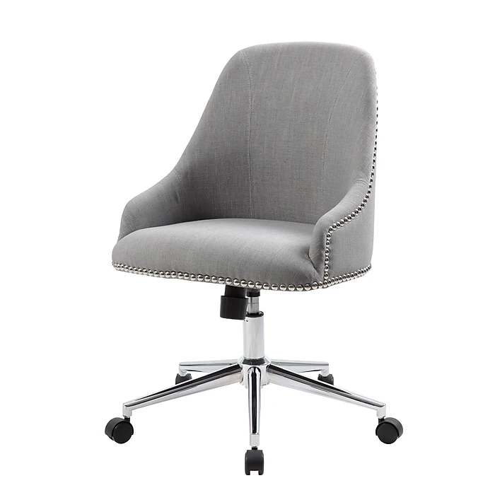 Boss Carnegie Desk Chair - Grey (B516C-GY) 6 Boss Carnegie Desk Chair - Grey (B516C-GY) - Image 4