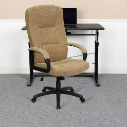 Flash Furniture High Back Fabric Executive Office Chairs (BT9022BGE) -Cheap The Flex Chair Store unnamed file 3157