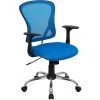 Flash Furniture Mid-Back Office Chair, Blue -Cheap The Flex Chair Store unnamed file 3165