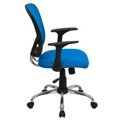 Flash Furniture Mid-Back Office Chair, Blue -Cheap The Flex Chair Store unnamed file 3173