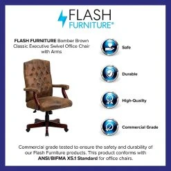 Flash Furniture Bomber Fabric Executive Chair, Rustic Brown (802BRN) 14 Flash Furniture Bomber Fabric Executive Chair, Rustic Brown (802BRN) -Cheap The Flex Chair Store unnamed file 3222