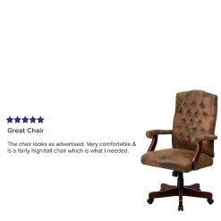 Flash Furniture Bomber Fabric Executive Chair, Rustic Brown (802BRN) 15 Flash Furniture Bomber Fabric Executive Chair, Rustic Brown (802BRN) -Cheap The Flex Chair Store unnamed file 3223