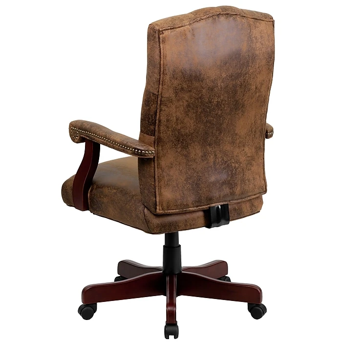 Flash Furniture Bomber Fabric Executive Chair, Rustic Brown (802BRN) 10 Flash Furniture Bomber Fabric Executive Chair, Rustic Brown (802BRN) - Image 8