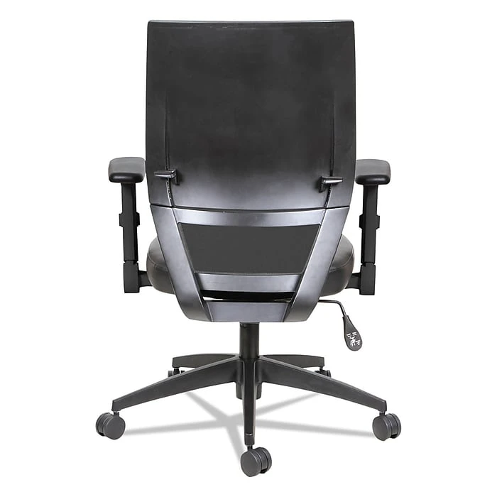 Alera® Mesh/Leather Chair With Pivot Arm , Black 6 Alera® Mesh/Leather Chair With Pivot Arm , Black - Image 4