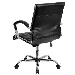 Flash Furniture Mid-Back Leather Executive Office Chair, Black -Cheap The Flex Chair Store unnamed file 3262