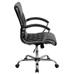 Flash Furniture Mid-Back Leather Executive Office Chair, Black -Cheap The Flex Chair Store unnamed file 3263