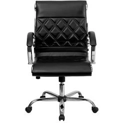Flash Furniture Mid-Back Leather Executive Office Chair, Black -Cheap The Flex Chair Store unnamed file 3264