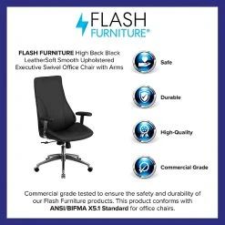 Flash Furniture BT90068H Black Leather Executive Swivel High Back Office Chair -Cheap The Flex Chair Store unnamed file 3279