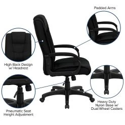 Flash Furniture Fabric Executive Chair, Black (GO5301BBK) -Cheap The Flex Chair Store unnamed file 3360