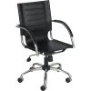 Safco Flaunt Leather Back Recycled Leather Executive Chair, Black (3456BL) -Cheap The Flex Chair Store unnamed file 3365