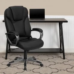 Flash Furniture Faux Leather Executive Chair, Gray And Black (BT9066BK) 12 Flash Furniture Faux Leather Executive Chair, Gray And Black (BT9066BK) -Cheap The Flex Chair Store unnamed file 3369