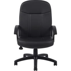 GIS Offices To Go Luxhide Bonded Leather Executive Mid-Back Chair, Black (OTG11616B) -Cheap The Flex Chair Store unnamed file 3489