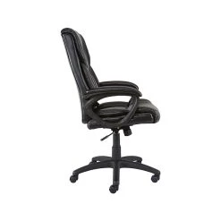 Staples Kelburne Luxura Faux Leather Computer And Desk Chair, Black (50859) -Cheap The Flex Chair Store unnamed file 35
