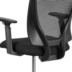 Flash Furniture Ergonomic Mid-Back Mesh Drafting Chair With Black Fabric Seat, Adjustable Foot Ring And Arms [GO-2100-A-GG] -Cheap The Flex Chair Store unnamed file 3593