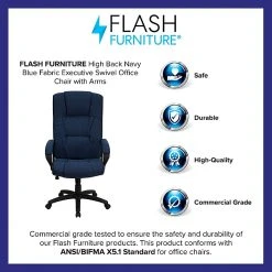 Flash Furniture High Back Fabric Executive Office Chairs (BT9022BL) 14 Flash Furniture High Back Fabric Executive Office Chairs (BT9022BL) -Cheap The Flex Chair Store unnamed file 3627