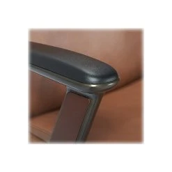 La-Z-Boy Dawson Ergonomic Faux Leather Swivel Executive Chair, Saddle Brown (CHR10083C) -Cheap The Flex Chair Store unnamed file 3637