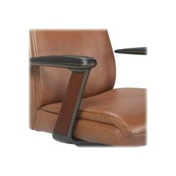 La-Z-Boy Dawson Ergonomic Faux Leather Swivel Executive Chair, Saddle Brown (CHR10083C) -Cheap The Flex Chair Store unnamed file 3638
