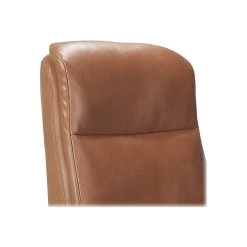 La-Z-Boy Dawson Ergonomic Faux Leather Swivel Executive Chair, Saddle Brown (CHR10083C) -Cheap The Flex Chair Store unnamed file 3641