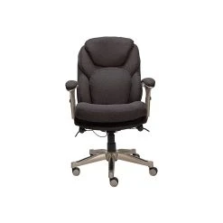 Serta Claremont Ergonomic Fabric Swivel Executive Chair With Back In Motion Technology, Dark Gray (44186E)