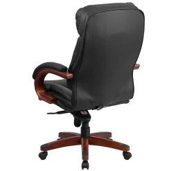 Flash Furniture LeatherSoft Executive Chair, Black/Mahogany (BT-90171H-S-GG) -Cheap The Flex Chair Store unnamed file 3658