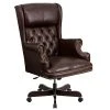 Flash Furniture CIJ600BRN Leathersoft Traditional Executive Chair, Brown -Cheap The Flex Chair Store unnamed file 3670