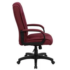 Flash Furniture High Back Fabric Executive Office Chair With Padded Nylon Arms, Burgundy -Cheap The Flex Chair Store unnamed file 3682