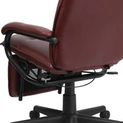 Flash Furniture High-Back LeatherSoft Executive Chair, Fixed Arms, Burgundy -Cheap The Flex Chair Store unnamed file 3696