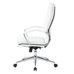 Office Star Pro-Line II White Faux Leather High Back Manager's Chair With Chrome Finish Arms And Base (SPX23590C-U11) -Cheap The Flex Chair Store unnamed file 3702
