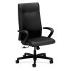 HON Ignition Executive High-Back Chair, Center-Tilt, Fixed Arms, Black Leather -Cheap The Flex Chair Store unnamed file 3709