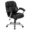 Flash Furniture Mid Back Leather Office Task Chair, Black -Cheap The Flex Chair Store unnamed file 3725