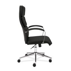 HON High-Back Executive Chair, Center-Tilt, Polished Aluminum, Black SofThread Leather (BSXVL105SB11) -Cheap The Flex Chair Store unnamed file 3755