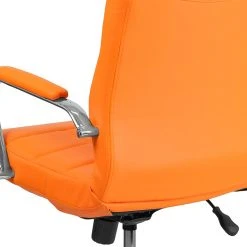 Flash Furniture Mid-Back, Orange Vinyl Executive Swivel Office Chair With Chrome Arms [GO-2240-ORG-GG] -Cheap The Flex Chair Store unnamed file 3782