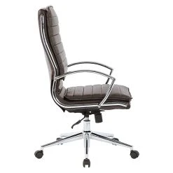 Office Star Pro-Line II Espresso Faux Leather High Back Manager's Chair With Chrome Finish Arms And Base (SPX23590C-U1) -Cheap The Flex Chair Store unnamed file 3790