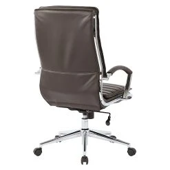 Office Star Pro-Line II Espresso Faux Leather High Back Manager's Chair With Chrome Finish Arms And Base (SPX23590C-U1) -Cheap The Flex Chair Store unnamed file 3791