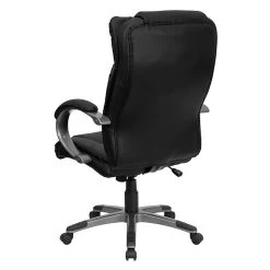 Flash Furniture High Back Leather Executive Office Chairs With Titanium Finish Loop Arms (BT9088BK) -Cheap The Flex Chair Store unnamed file 3804