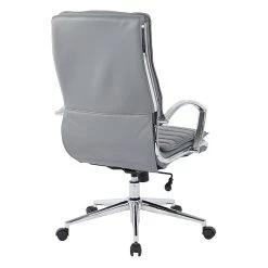 Office Star Pro-Line II Charcoal Gray Faux Leather High Back Manager's Chair With Chrome Finish Arms And Base (SPX23590C-U42) -Cheap The Flex Chair Store unnamed file 3808