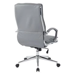 Office Star Pro-Line II Charcoal Gray Faux Leather High Back Manager's Chair With Chrome Finish Arms And Base (SPX23590C-U42) -Cheap The Flex Chair Store unnamed file 3809