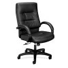 HON Client SofThread Leather Executive High-Back Chair, Center-Tilt, Fixed Arms, Black (BSXVL691SB11) -Cheap The Flex Chair Store unnamed file 3833