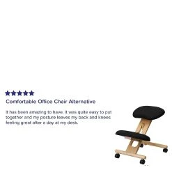 Flash Furniture Ergonomic Fabric Kneeling Chair, Armless, Black (WL-SB-210-GG) -Cheap The Flex Chair Store unnamed file 3875