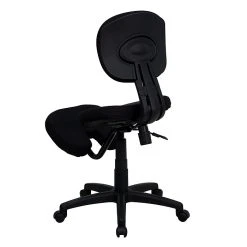 Flash Furniture Ergonomic Fabric Kneeling Posture Task Chair, Armless, Black -Cheap The Flex Chair Store unnamed file 3907