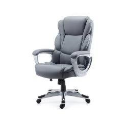 Staples Mcallum Bonded Leather Manager Chair, Gray (51474) -Cheap The Flex Chair Store unnamed file 3943