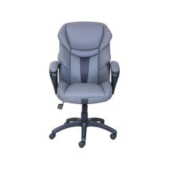 Dormeo Espo Octaspring Bonded Leather Managers Office Chair, Gray (47055)