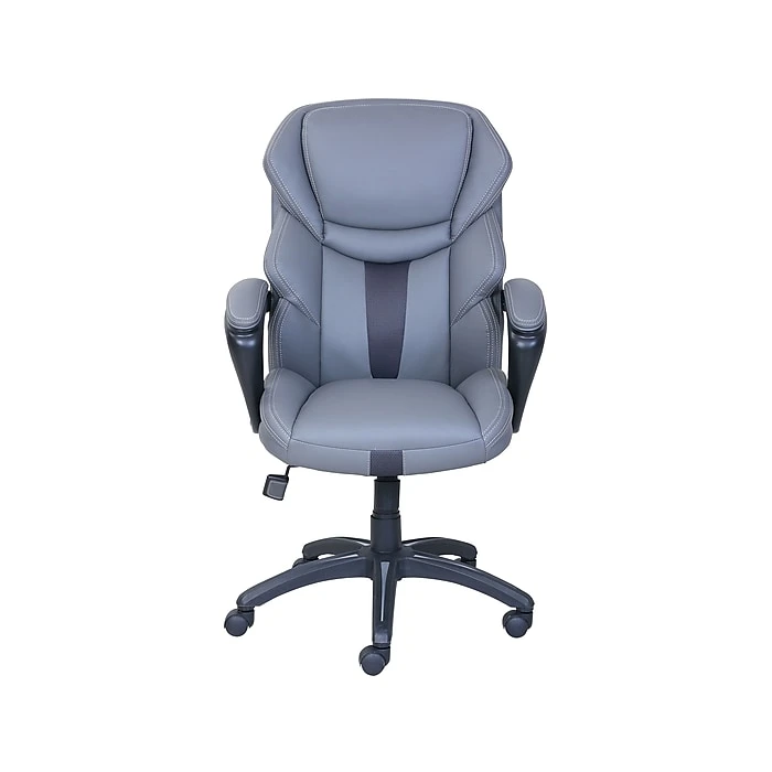 Dormeo Espo Octaspring Bonded Leather Managers Office Chair, Gray (47055) 3 Dormeo Espo Octaspring Bonded Leather Managers Office Chair, Gray (47055)